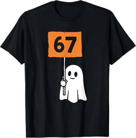 67 Meme Humor 6-7 Funny Six Seven Halloween T-Shirt