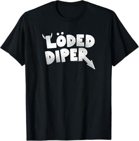 Diary of a Wimpy Kid LÖDED DIPER Distressed Logo T-Shirt